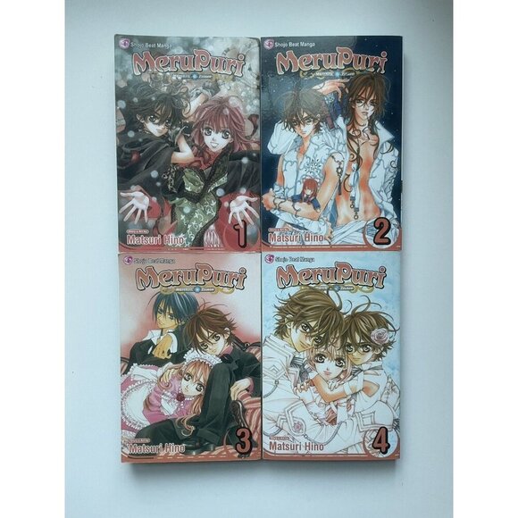 MeruPuri Complete Manga Set Vol. 1–4 Matsuri Hino Fantasy Romance - Picture 1 of 2
